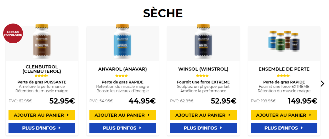 steroide anabolisant musculation achat Winstrol
