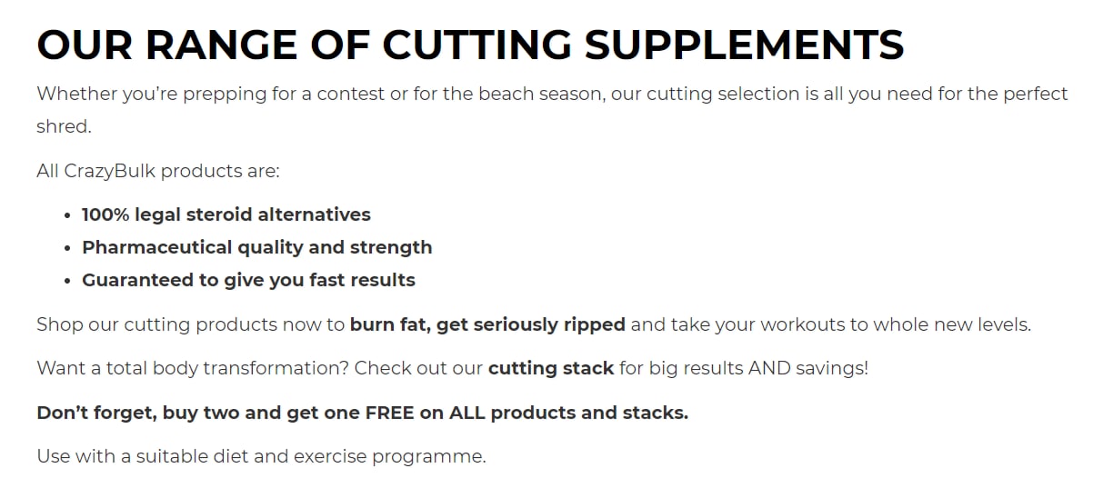 Steroid cutting cycle workout